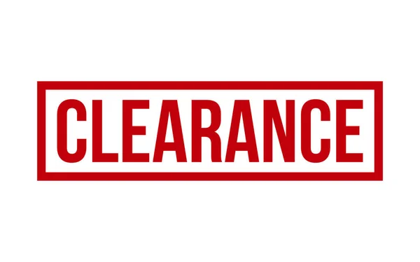 Clearance Rubber Stamp Seal Vector — Wektor stockowy