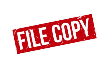 File Copy Rubber Stamp Seal Vector
