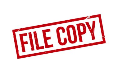 File Copy Rubber Stamp Seal Vector