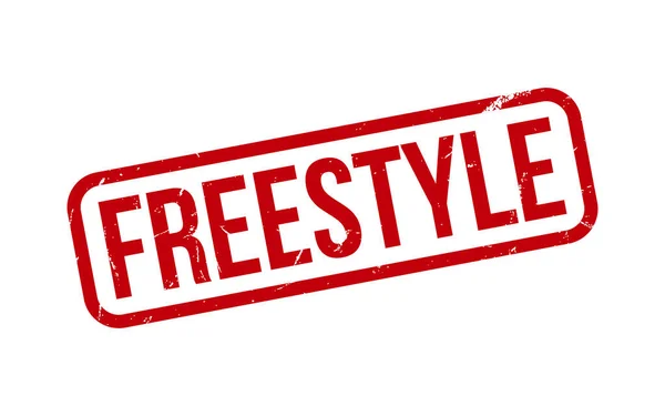 Freestyle Rubber Stamp Seal Vector — Image vectorielle