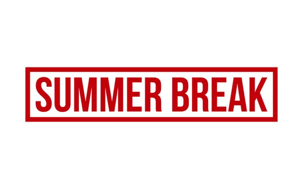 Summer Break Rubber Stamp Seal Vector — Stockvector