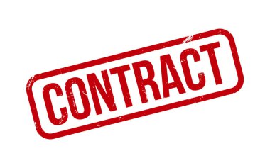 Contract Rubber Stamp Seal Vector