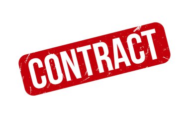 Contract Rubber Stamp Seal Vector
