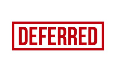 Deferred Rubber Stamp Seal Vector
