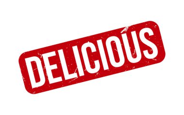 Delicious Rubber Stamp Seal Vector