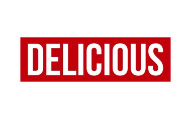 Delicious Rubber Stamp Seal Vector