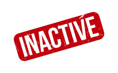 Inactive Rubber Stamp Seal Vector