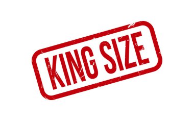 King Size Rubber Stamp Seal Vector