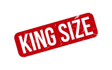 King Size Rubber Stamp Seal Vector