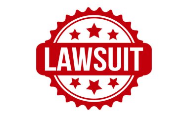 Lawsuit Rubber Stamp Seal Vector