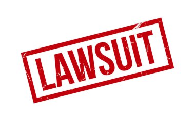 Lawsuit Rubber Stamp Seal Vector