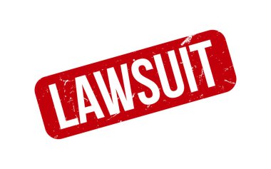 Lawsuit Rubber Stamp Seal Vector