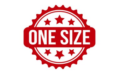 One Size Rubber Stamp Seal Vector