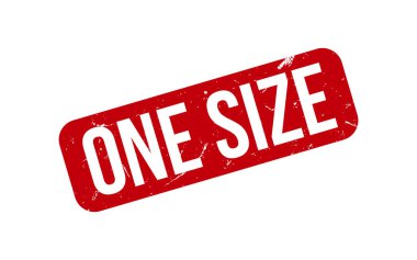 One Size Rubber Stamp Seal Vector