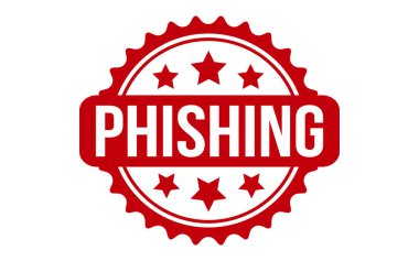 Phishing Rubber Stamp Seal Vector
