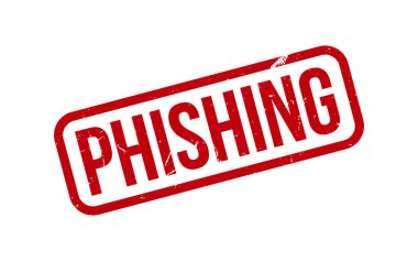 Phishing Rubber Stamp Seal Vector