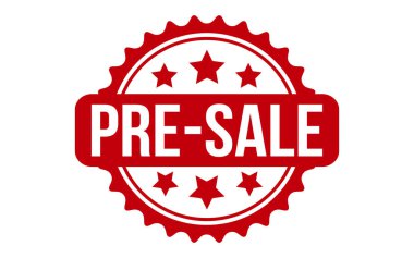 Pre-Sale Rubber Stamp Seal Vector