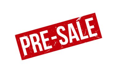 Pre-Sale Rubber Stamp Seal Vector