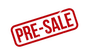 Pre-Sale Rubber Stamp Seal Vector