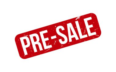 Pre-Sale Rubber Stamp Seal Vector