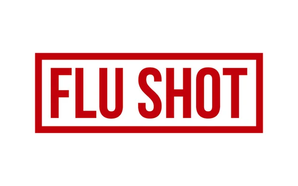 Flu Shot Rubber Stamp Seal Vector — Archivo Imágenes Vectoriales