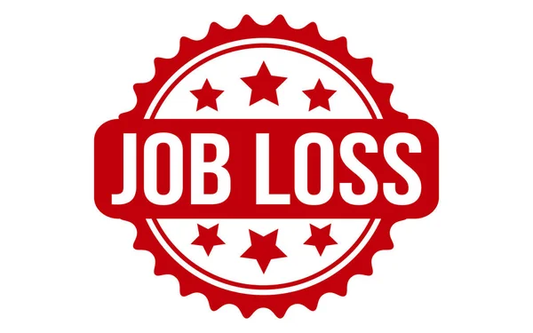 Job Loss Rubber Stamp Seal Vector — Vector de stock