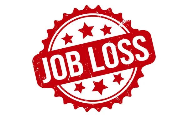 Job Loss Rubber Stamp Seal Vector — Vettoriale Stock