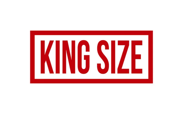 King Size Rubber Stamp Seal Vector — Image vectorielle