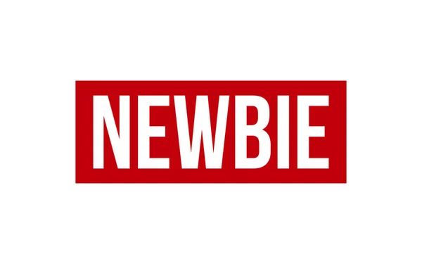 Newbie Rubber Stamp Seal Vector — ストックベクタ