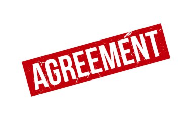 Anlaşma Lastik Damga Mühür Vektörü