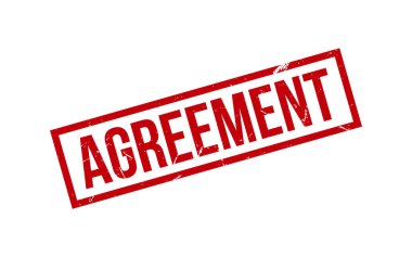 Anlaşma Lastik Damga Mühür Vektörü