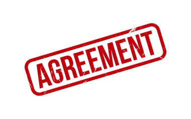 Anlaşma Lastik Damga Mühür Vektörü