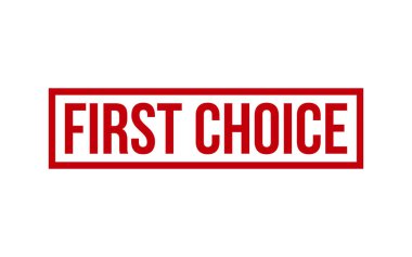 Birinci Seçenek Plastik Mühür Vektörü