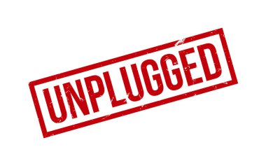 Fişi çekilmiş Kauçuk Mühür Vektörü