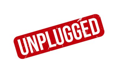 Fişi çekilmiş Kauçuk Mühür Vektörü