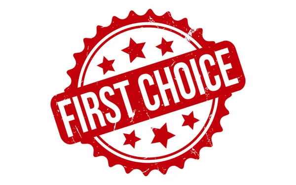 Birinci Seçenek Plastik Mühür Vektörü