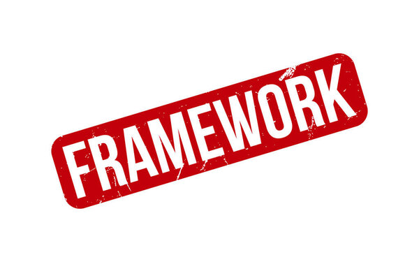 Framework Rubber Stamp Seal Vector