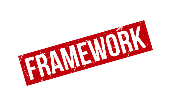 Framework Rubber Stamp Seal Vector