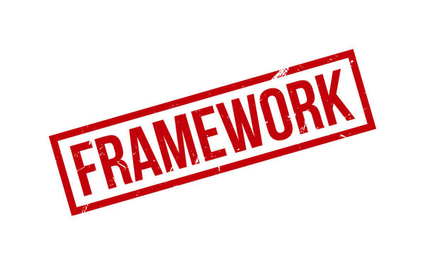 Framework Rubber Stamp Seal Vector