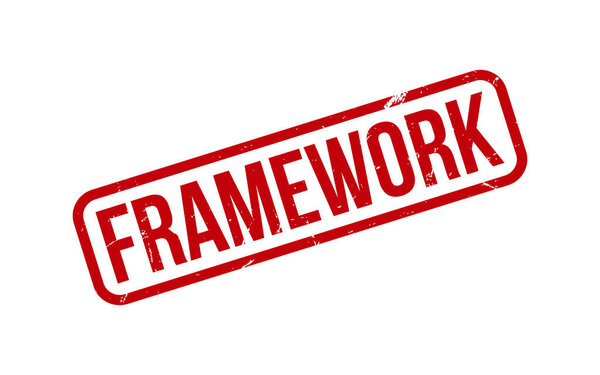Framework Rubber Stamp Seal Vector