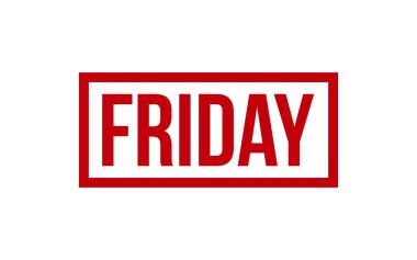 Cuma Kauçuk Mühür Vektörü