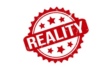 Gerçeklik Kauçuk Mühür Vektörü