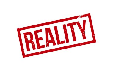 Gerçeklik Kauçuk Mühür Vektörü