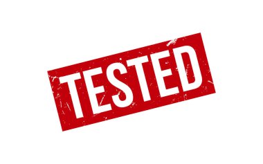 Test Edilmiş Lastik Damga Mühür Vektörü
