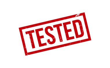 Test Edilmiş Lastik Damga Mühür Vektörü
