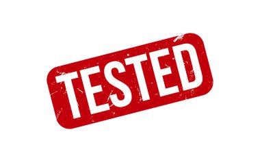 Test Edilmiş Lastik Damga Mühür Vektörü