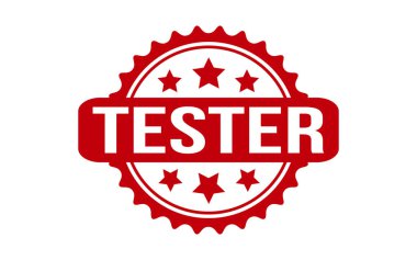 Test Kauçuk Mühür Vektörü