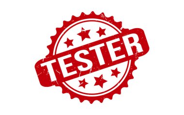 Test Kauçuk Mühür Vektörü