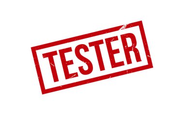 Test Kauçuk Mühür Vektörü