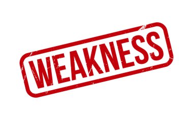 Zayıflık Kauçuk Mühür Vektörü